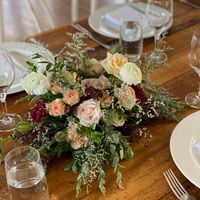 Audley Dance Hall Wedding Table Flower